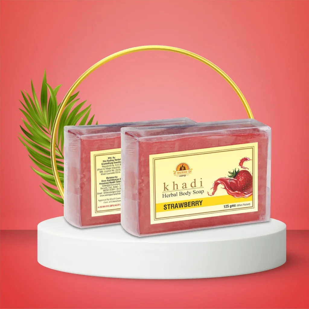 KHADI- STRAWBERRY SOAP