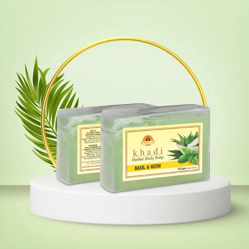 KHADI- BASIL & NEEM SOAP