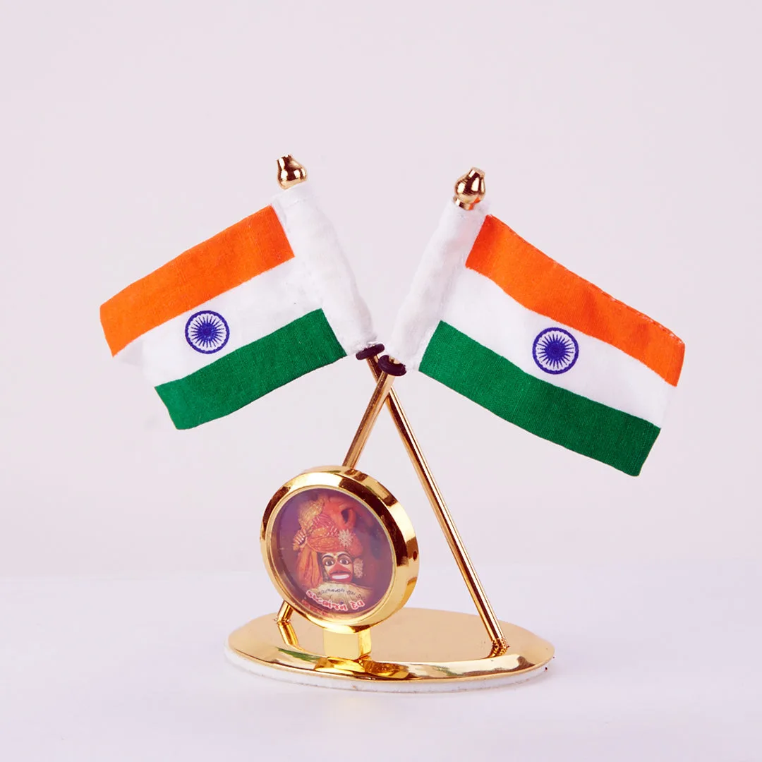 Hanumanji + Flag - 4X4 - 0.90Gm