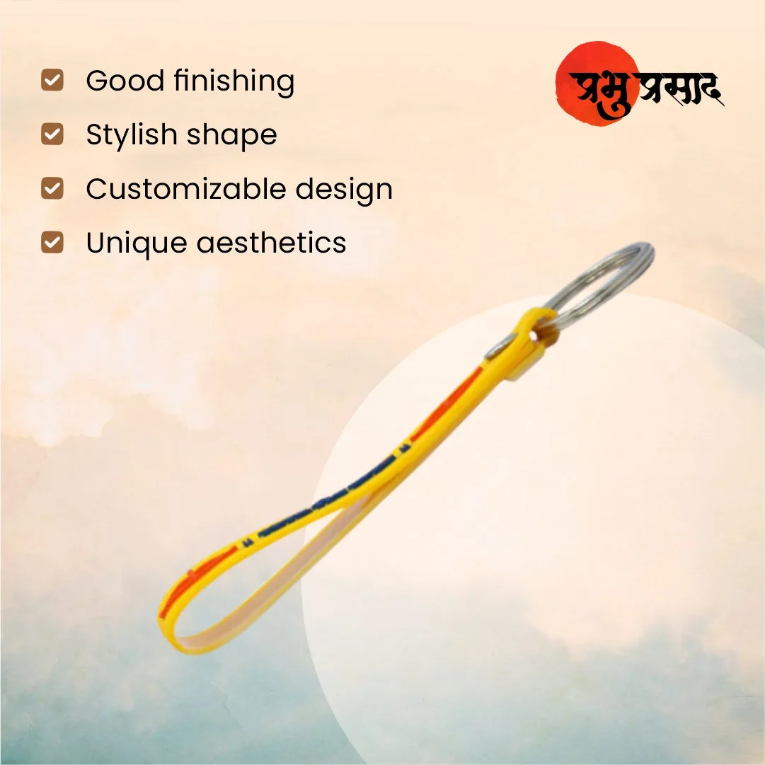 KEYCHAIN YELLOW JAY SHREE RAM