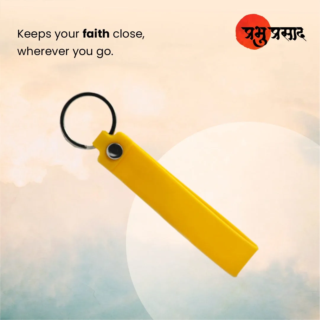 KEYCHAIN YELLOW JAY SHREE RAM
