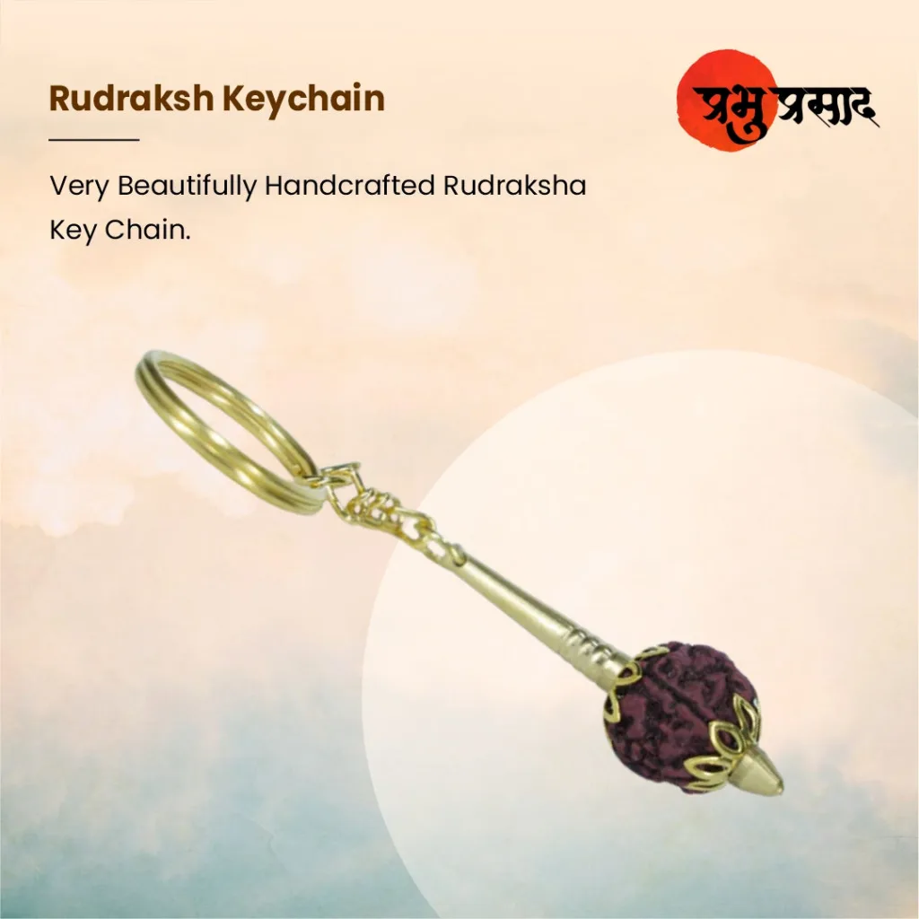 Rudraksh Keychain