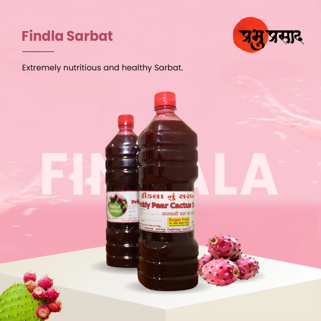 Findla Sarbat – Prickly Pear Cactus Sharbat ( Healthy Energy Drink)